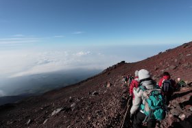 御殿場口からの下山