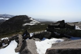 縞枯山・茶臼山展望台からの眺望