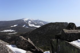 縞枯山・茶臼山展望台からの眺望