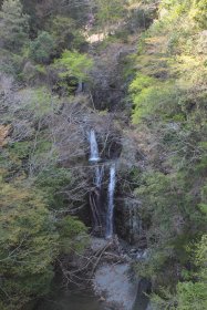 登山口そばの滝