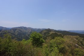 岩茸石山から北方向を望む