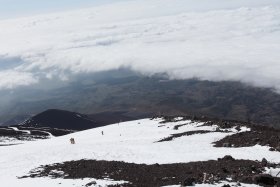 九合目から見下ろした風景