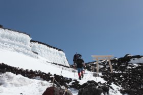 富士宮口山頂