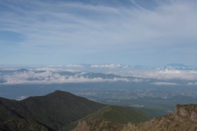 赤岳山頂から