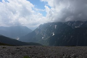 梓川と明神岳