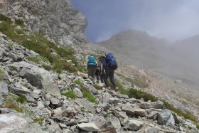 槍ヶ岳山荘へ向けて 9