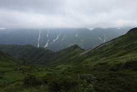 千丈分岐と笠ヶ岳