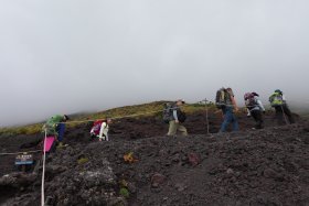 五合目から登山開始