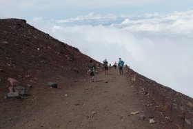 下山中風景