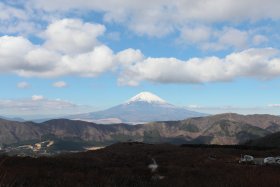 大涌谷からの富士山