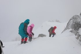 燕山荘へ向けて