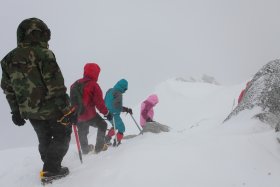 燕山荘へ向けて