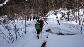 橋にも積雪