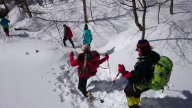 名残惜しい下山