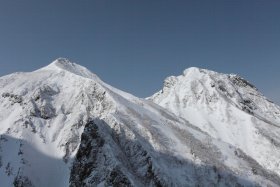 阿弥陀岳と中岳