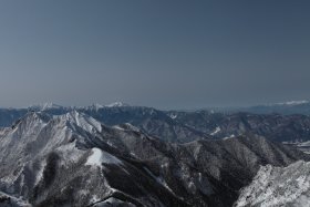 北岳と仙丈ケ岳、甲斐駒ヶ岳