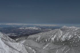 北アルプスと蓼科山