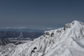 入笠山と木曽駒ヶ岳