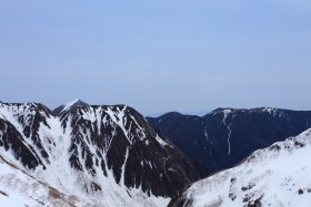 常念、蝶槍、蝶ヶ岳