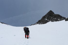 槍ヶ岳山荘まであと少し