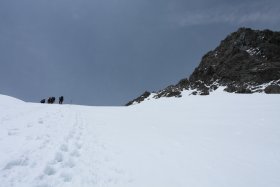 槍ヶ岳山荘まであと少し