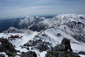 小槍と槍ヶ岳山荘