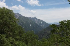 穂高の山々