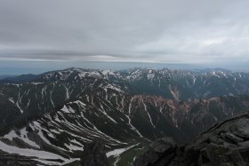 西鎌尾根と立山