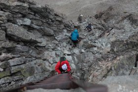 山頂からの下山