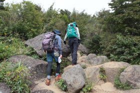 まもなく山頂