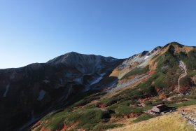 剣山荘と剱沢