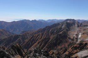 剱岳山頂から