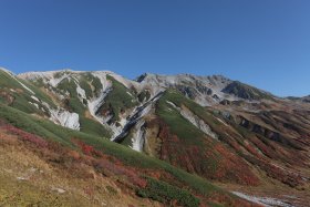 雄山と紅葉