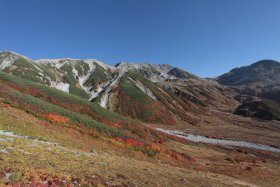 雄山と紅葉