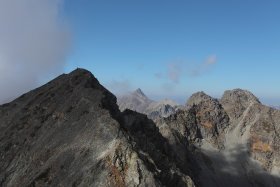 涸沢岳、北穂高岳、南岳、大喰岳、槍ヶ岳