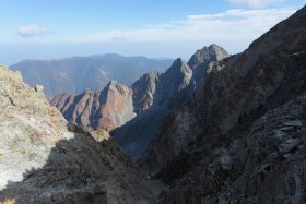 前穂高岳、2峰～5峰