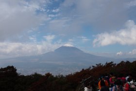 金時山から見る富士山