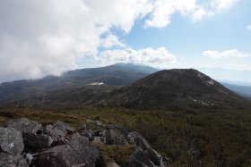 縞枯山の展望台から見た南八ヶ岳