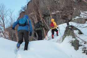 山頂へ向けて