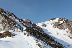 山頂まであと少し