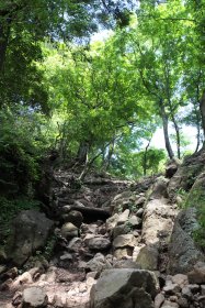 上社までの登山道