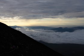 陽光と雲海