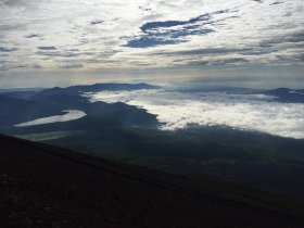 陽光と雲海