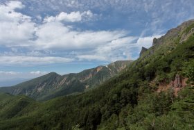 赤岩ノ頭と硫黄岳