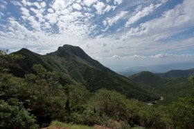 阿弥陀岳と中岳