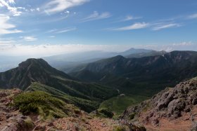 阿弥陀岳から硫黄岳、蓼科山