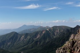 蓼科山、天狗岳、硫黄岳