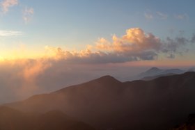 幻想的な夕焼け