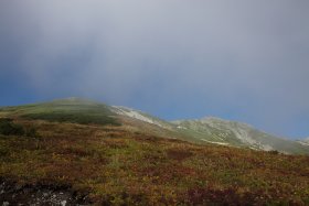 別山の尾根