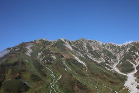 雷鳥坂と別山